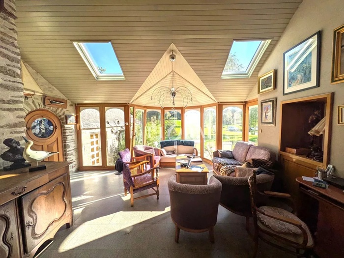achat vente Longère Bretonne a vendre  restaurée , dépendance Finistère , au cœur d’un parc paysager FINISTERE BRETAGNE