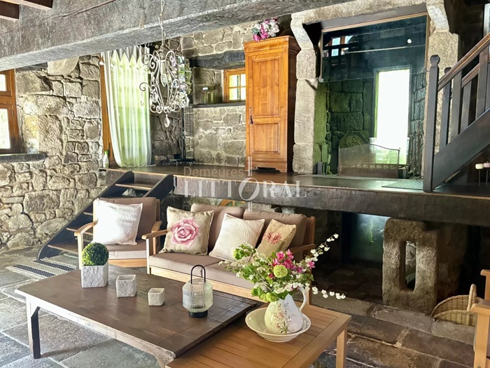 achat vente Moulin à eau a vendre  , maison d'amis, serres, puits Côtes d'armor , environnement remarquable COTES D'ARMOR BRETAGNE