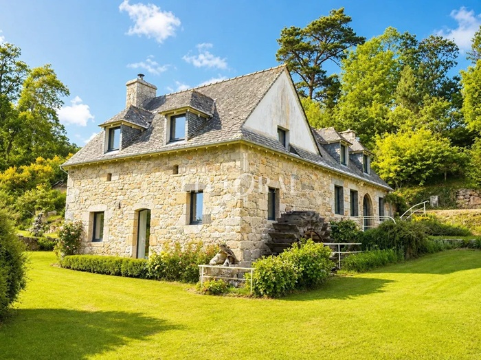 achat vente Moulin à eau a vendre  restauré , grand étang Lannion  et TVG à 20 mn, 10 mn plages, havre de paix COTES D'ARMOR BRETAGNE