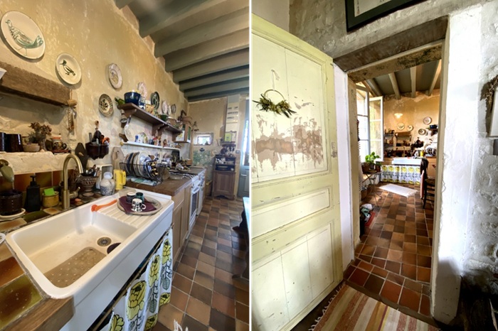 achat vente Demeure de caratère a vendre  avec lavoir XVIIIème ISMH , grand auvent Richelieu , à 10 km, environnement calme et sans voisins INDRE ET LOIRE CENTRE