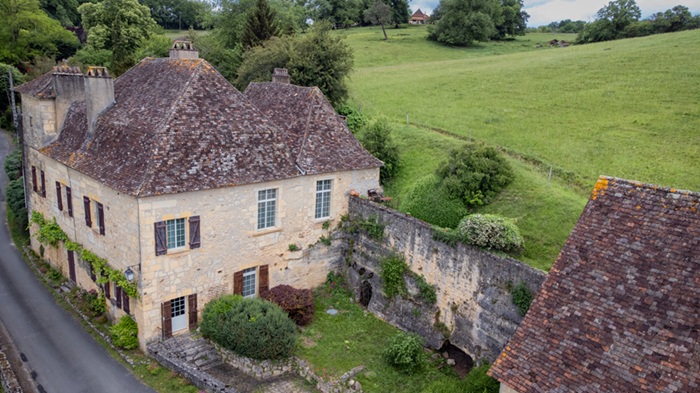 achat vente Maison de Maître a vendre  , dépendance Cause de Clerans , entre Bergerac et Lalinde, avec vue DORDOGNE AQUITAINE